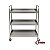 Carrinho 05 - Carrinho Industrial Inox Com 3 Planos em Forma de Bandejas - Imagem 1