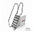 Escada Beatriz – Escada Inox Acessível para Piscina em Aço Inox 304 ou 316L - Imagem 1