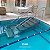 ESCADA INOX ACESSÍVEL PARA PISCINA FACILITY - INOX 316 L - (5 DEGR.) - DE 130 A 140 CM DE PROFUNDIDADE - Imagem 1