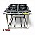 Fogão Industrial Inox 430 4 Bocas 40x40 – Modelo FBSU4B.773 - Imagem 1