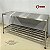 Mesa Industrial Inox Lisa com Prateleira Gradeada – M02 | Inox 304 ou 430 - Imagem 10
