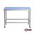 Mesa Industrial Inox Contaventada - M03 | 304 ou 430 - Imagem 1