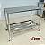 Mesa Industrial em Aço Inox com Prateleira Gradeada e Rodízios | M05 – Inox 304 ou 430 - Imagem 5