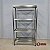 Prateleira Industrial Inox com 4 Planos Gradeados - Imagem 2