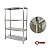 Prateleira 110 – Prateleira Industrial Inox Desmontável 4 Planos - Imagem 2