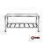 Mesa M85 – Mesa Industrial Inox Desmontável Linha Leve - Imagem 1