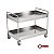 Carrinho 113 – Carrinho Industrial Inox com 2 Planos e Reforçado - Imagem 1