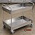 Carrinho 113 – Carrinho Industrial Inox com 2 Planos e Reforçado - Imagem 2