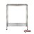 Prateleira 67 - Prateleira Inox Com 2 Planos Em Metalon - Imagem 1