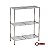 Prateleira 68 - Prateleira Inox Com 3 Planos Em Metalon - Imagem 2