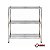 Prateleira 68 - Prateleira Inox Com 3 Planos Em Metalon - Imagem 1