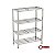 Prateleira 69 - Prateleira Inox Com 4 Planos Em Metalon - Imagem 2