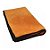 TOALHA DE MICROFIBRA 30x45CM 350GSM LARANJA C/ BORDA PRETA - Imagem 1