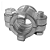 ABRACADEIRA P/ MANG LAVA-JATO DE 1/2" X 25 ZINCO - HIDRAFLUX - Imagem 1