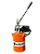BOMBA MANUAL PARA GRAXA 7 KG COMPLETA - HIDRAFLUX - Imagem 1
