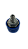ENGATE RAPIDO P/ TUBO PU 1/4" X ROSCA 7/16"NF AZUL - HIDRAFLUX - Imagem 1