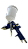 PISTOLA DE PINTURA HVLP A GRAVIDADE BICO 1.4 H827P - ROTTA - Imagem 1