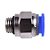 CONEXAO RETA MACHO 1/4X10 BSP - CONECTFIT - Imagem 1