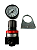 REGULADOR DE PRESSAO DE AR 1/4 AR - CONECTFIT - Imagem 1