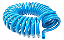 ESPIRAL PU 60 X 10,0M TB 8 TERM 1/4" AZ - HIDRAFLUX - Imagem 1