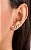 Brinco ear cuff quatro circulo prata 925 - Imagem 1