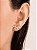 Brinco ear cuff de zircônias - Imagem 1