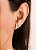 Brinco ear cuff corções vazados prata 925 - Imagem 1
