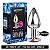 PLUG ANAL SILVER VERMELHO - Imagem 1