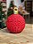 BOLA EM RESINA VERMELHO 18CM - Imagem 2
