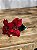 FLOR BICO DE PAPAGAIO AVELUDADO VERMELHO - 36CM - Imagem 3