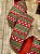 FITA ARAMADA TRICOT VERMELHO E VERDE - Imagem 1