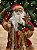 PAPAI NOEL EM PÉ VERMELHO E DOURADO 30CM - Imagem 5