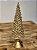 ÁRVORE DECORATIVA COM LED DOURADO EM RESINA 35CM - Imagem 1