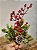 GALHO BERRY VERMELHO COM PINHA E FOLHAGENS 47CM - Imagem 1
