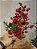 GALHO BERRY VERMELHO COM CANELA E FRUTINHAS  40CM - Imagem 1