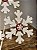 GALHO DECORATIVO FLOCOS BRANCO - 72CM - Imagem 2