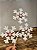 GALHO DECORATIVO FLOCOS BRANCO - 72CM - Imagem 3