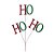 GALHO DECORATIVO HO HO HO  35CM - Imagem 4