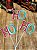 GALHO DECORATIVO HO HO HO  35CM - Imagem 3