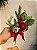 GALHO PICK BERRY VERMELHO COM MAÇA, PINHA E LAÇO 30CM - Imagem 3