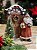 PAPAI NOEL A PORTA EM RESINA COM LUZ - Imagem 8