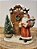 PAPAI NOEL A PORTA EM RESINA COM LUZ - Imagem 4