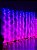 PISCA CORTINA RGB 300 LEDS 3M X 3M C/ CONTROLE E APP FIO VERDE BIVOLT - Imagem 5