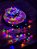 PISCA FESTÃO RETRO 500 LEDS 10 METROS COLORIDO FIXO BIVOLT - Imagem 4