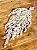 GALHO PENDENTE DECORATIVO BERRY BRANCO  - 71CM - Imagem 2