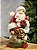 PAPAI NOEL COM SACO DE PRESENTES EM RESINA 31CM - Imagem 5