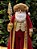 PAPAI NOEL EM VELUDO VERMELHO EM RESINA 31CM - Imagem 2