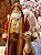PAPAI NOEL COM CERVO VERMELHO EM RESINA 35CM - Imagem 6