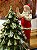 PAPAI NOEL A CORDA MUSICAL EM RESINA 18CM - Imagem 2