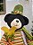 URSO NEGRO NATALINO VERDE 69CM - Imagem 3